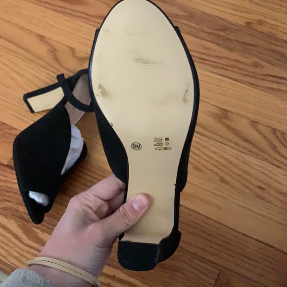 Black Open toe heel - Picture 4 of 4